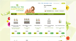 Desktop Screenshot of healthtohappiness.com